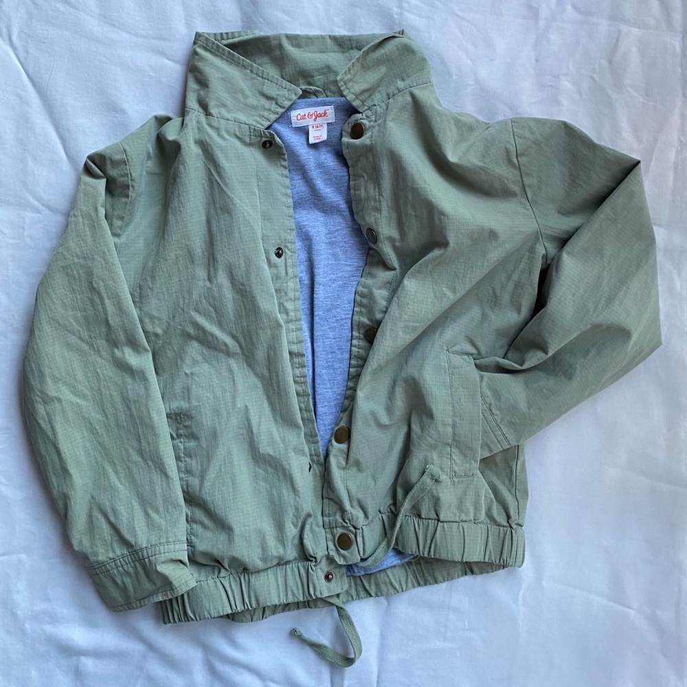 Cat & Jack Girls Olive Green Jacket